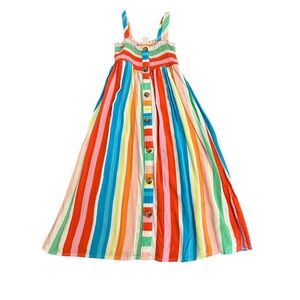 Wonder Nation Colorful Striped Kids Dress